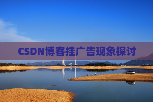 CSDN博客挂广告现象探讨