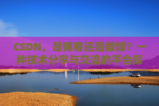 CSDN，是博客还是微博？一种技术分享与交流的平台探讨